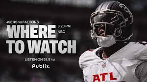 where to watch atlanta falcons vs 49ers